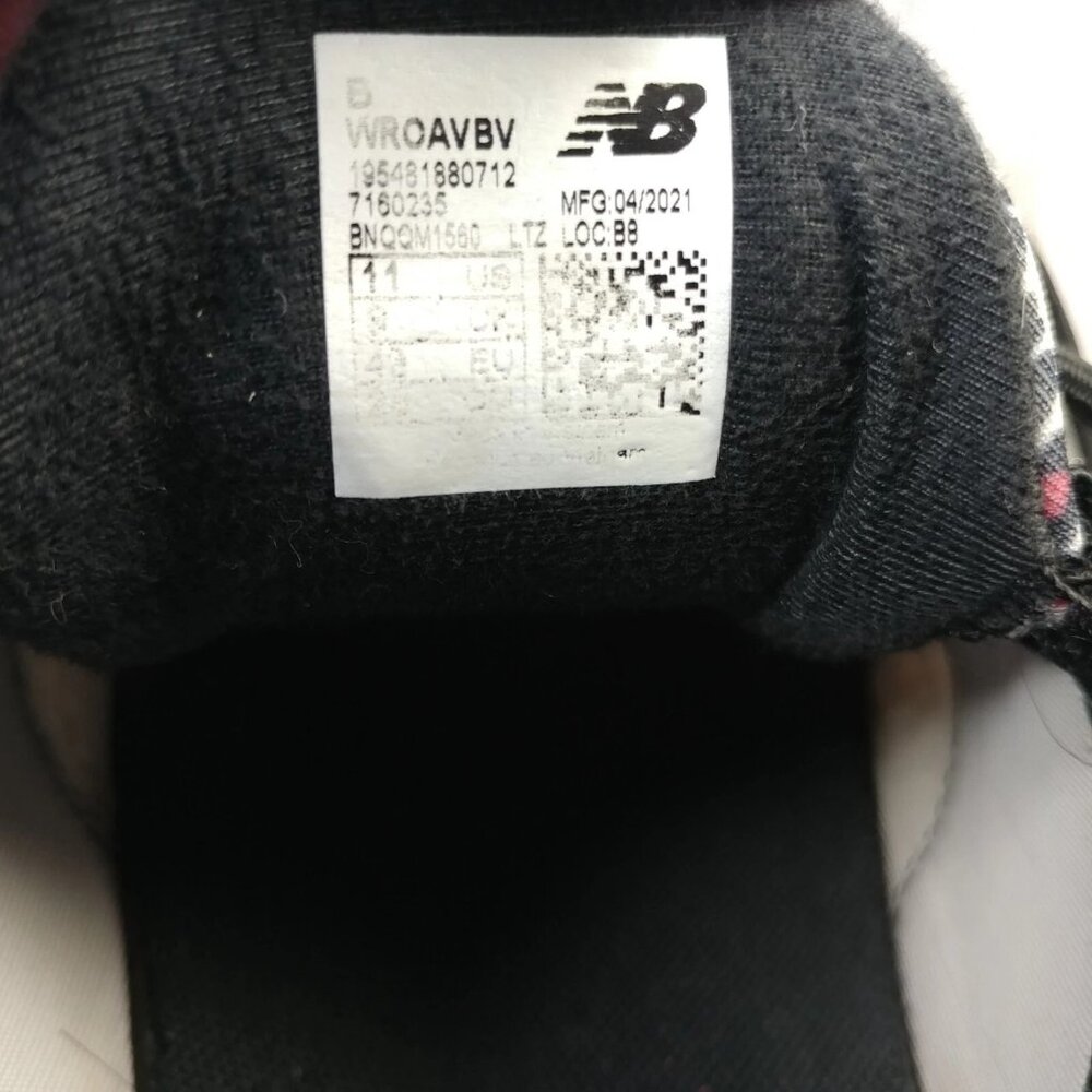 New Balance Fresh Foam Roav Womens Size 11 Running Shoes Low Top Black Leopard - Picture 3 of 10